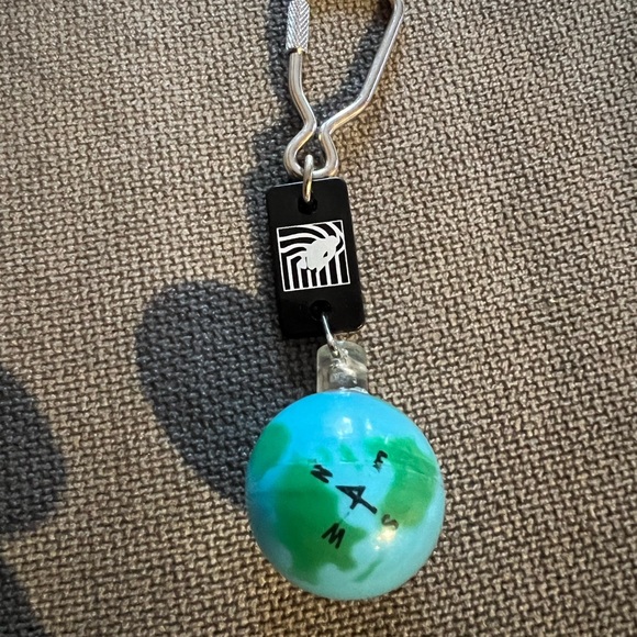 NWOT Compass Keychain / Bag Charm - Picture 2 of 2